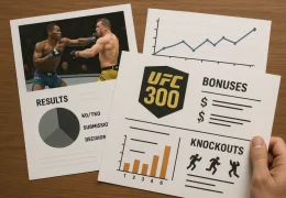 Обзор турнира UFC 300: итоги, бонусы и главные нокауты