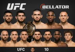 Лучшие бойцы в лёгком весе: топ-10 по версиям UFC и Bellator Лучшие бойцы в лёгком весе: топ-10 по версиям UFC и Bellator